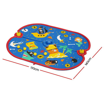 Bestway Kids Splash Pad Pool Sprinkler Spray Play Mat Water Fun Toys 170cm x140cm - 0
