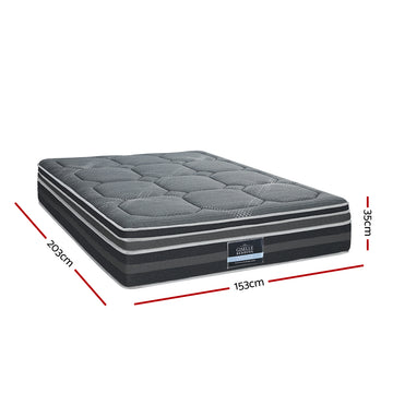 Giselle Bedding 35cm Mattress Bamboo Cover Queen - 0