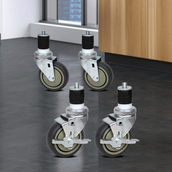 Cefito Set of 4  Swivel Castor Wheels