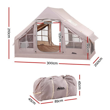 Weisshorn Camping Tent Inflatable Beach Tent 6 Person 300CM - 0