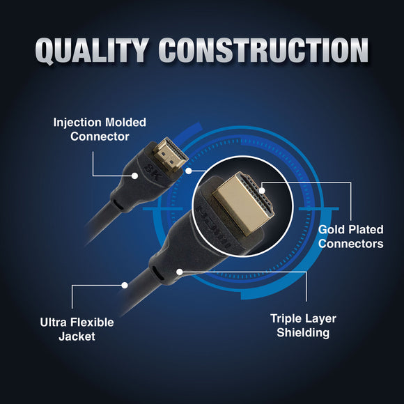 Laser Ultra High Speed HDMI Cable 8K 2M