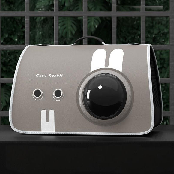 pet products Printed Space Capsule Cat Bag, Large Capacity Crossbody Dog Bag, Universal Pet Bag for All Seasons