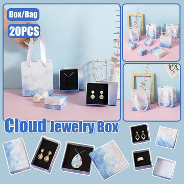 20PCS Cloud Jewelry Box Earrings Necklace Ring Bracelet DisplayOrganizer - 7*9*3cm(Box)