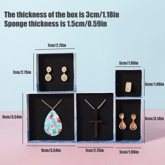 20PCS Cloud Jewelry Box Earrings Necklace Ring Bracelet DisplayOrganizer - 7*9*3cm(Box)