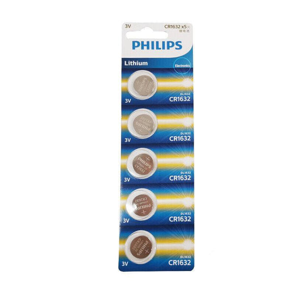 5-20Pcs Philips Cr1220 Cr1616 Cr1620 Cr1632 Cr2016 Cr2025 Cr2032 Button Battery - CR2016-20PCS