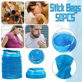 50X Leakproof Vomit Bags for Travel and Emergency Use