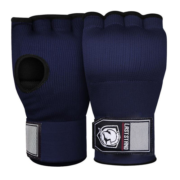 Protective Half Finger Boxing Gloves With Gel Padding And Wrist Support - One Size - Blue