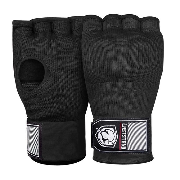 Protective Half Finger Boxing Gloves With Gel Padding And Wrist Support - One Size - Black