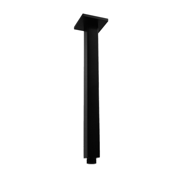 Shower Head Arm Wall Connector Electroplated Matte Black Finish