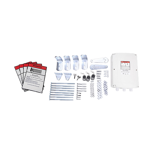 1000KG 20W Solar Double Swing Auto Motor Remote Gate Opener