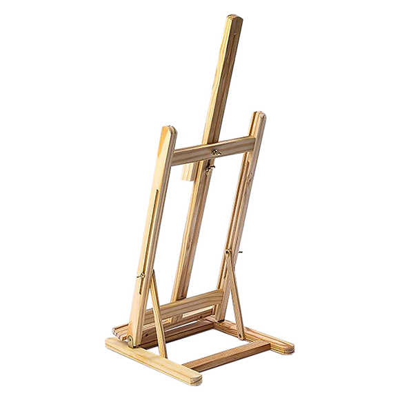 Tabletop Easel Wood Studio H-Frame Artist Art Display Painting Shop Tripod Stand Wedding