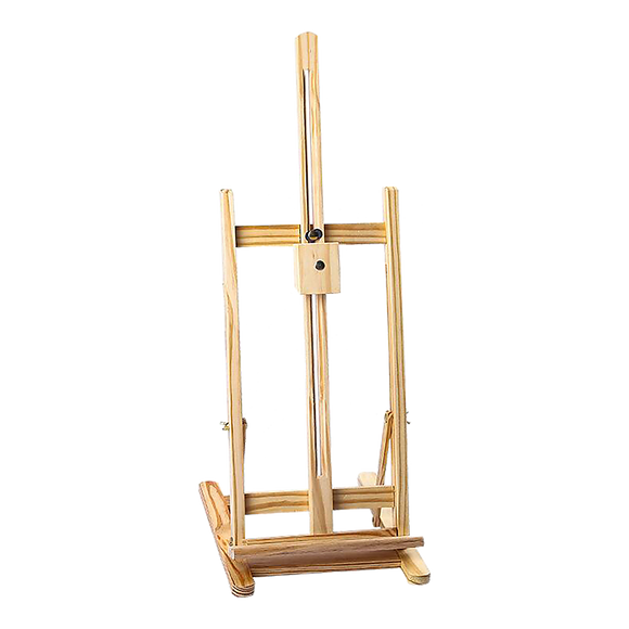 Tabletop Easel Wood Studio H-Frame Artist Art Display Painting Shop Tripod Stand Wedding