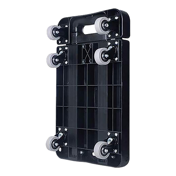 Foldable Hand Flatbed Trolley Cart 6 x 360 Degree Rotating Wheels with Maximum Load 200Kg