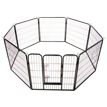8 Panel Heavy Duty Pet Dog Playpen Puppy Exercise Fence Enclosure Cage