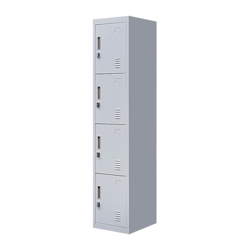 4-Door Vertical Locker for Office Gym Shed School Home Storage