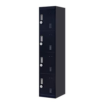 4-Door Vertical Locker for Office Gym Shed School Home Storage