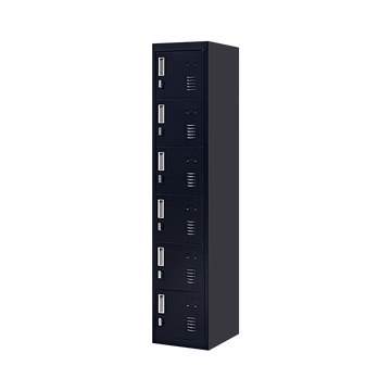 6-Door Locker for Office Gym Shed School Home Storage