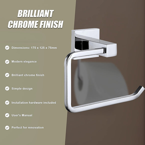 Classic Chrome Toilet Paper Holder Bathroom