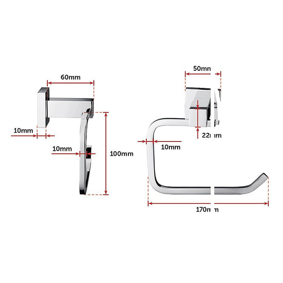 Classic Chrome Toilet Paper Holder Bathroom