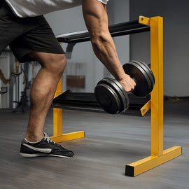2 Tier Dumbbell Rack for Dumbbell Weights Storage - 0