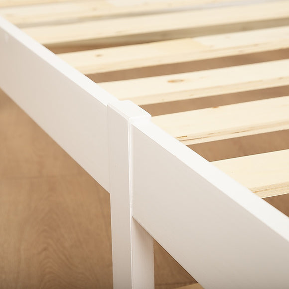 Natural Wooden Bed Frame Home Furniture