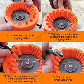 2 PCS Black Universal Drill Bit Sharpener Attachment - Revive Dull Bits with Your Angle Grinder - 0