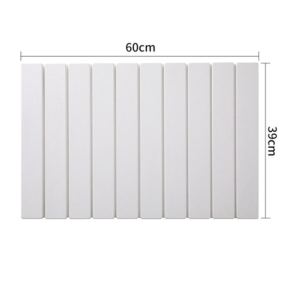 Collapsible Diatom Mud Bath Mat - Quick Dry, Non-Slip, Odor-Free Absorbent Pad(white)