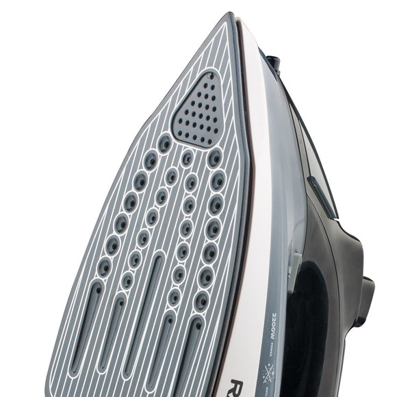 Powerful 2200W Electric Steam Iron with Ceramic Soleplate & Vertical Steam Function(green)