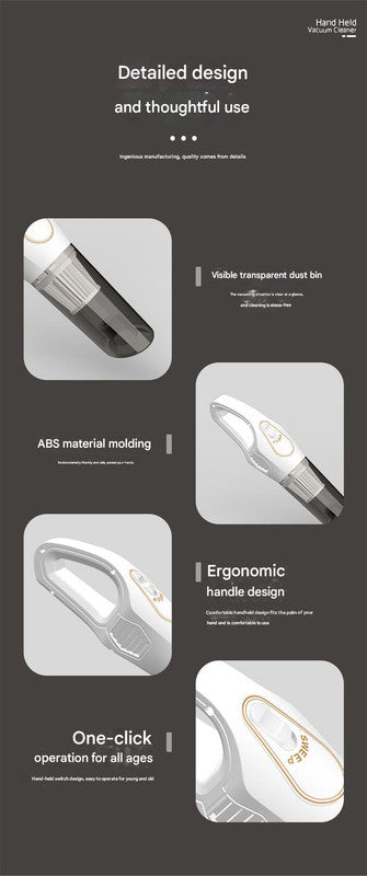 Cordless 2-in-1 Handheld & Stick Vacuum Cleaner with Detachable Water Tank & Dust Mite Remover(black)