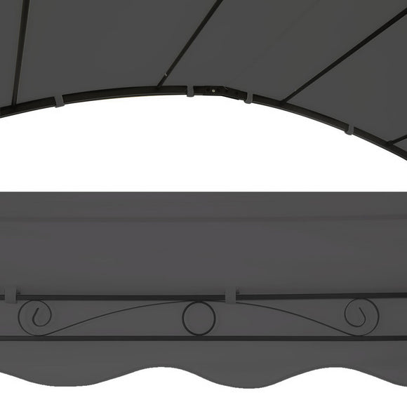 Instahut Gazebo Marquee 4x3m Outdoor Event Wedding Tent Camping Party Shade Iron Art Canopy Grey