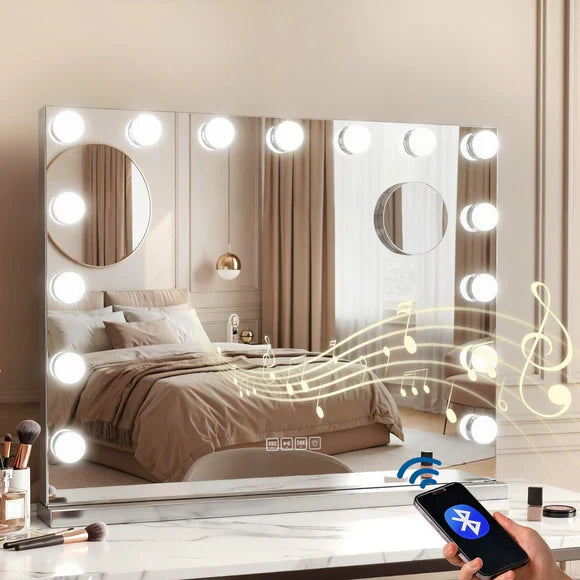 bluetooth makeup mirror