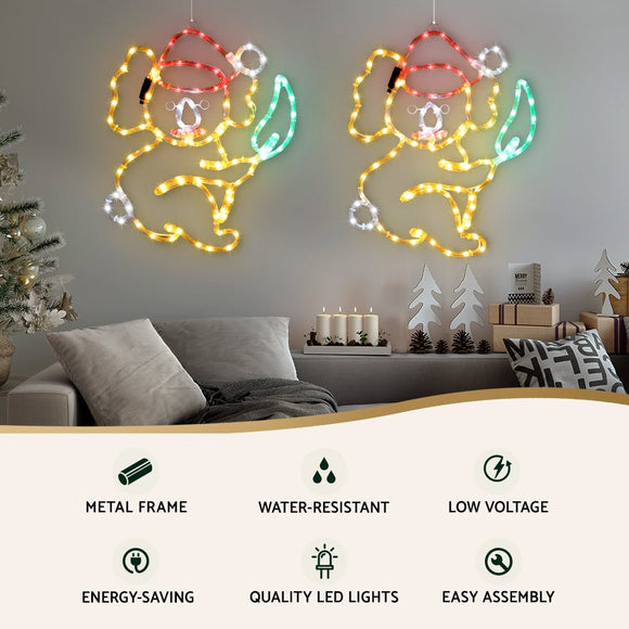 0.48M Christmas Lights Motif 216 LED Rope Light Outdoor Decoration Jingle Jollys - RnR Galore