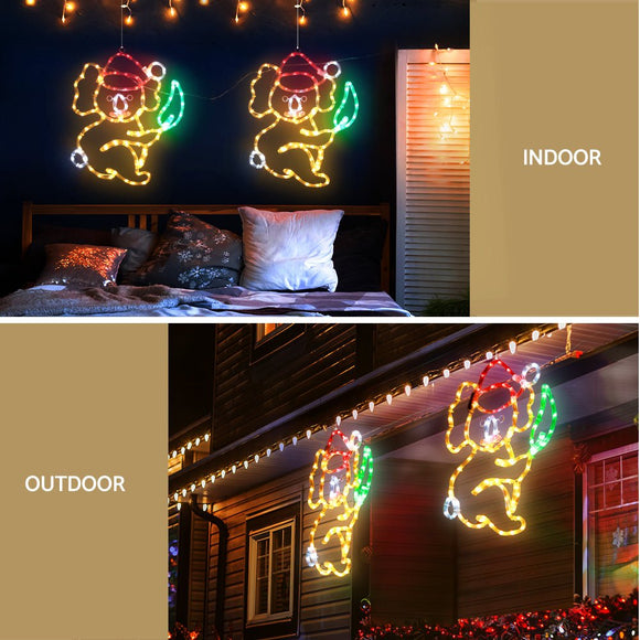 0.48M Christmas Lights Motif 216 LED Rope Light Outdoor Decoration Jingle Jollys - RnR Galore