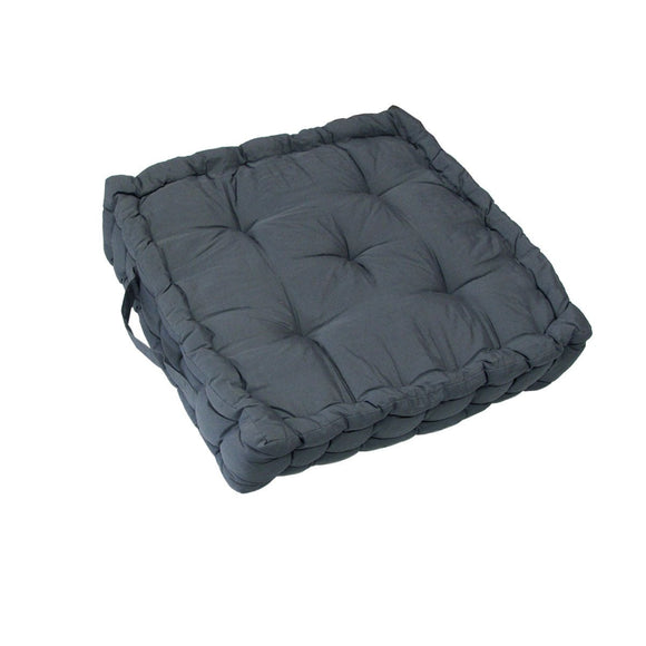 1 Pc Floor Box Cushion Pad 40 x 40+ 8 cm Grey - RnR Galore