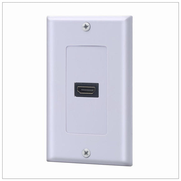 1 Port HDMI Wallplate - Supports 4K, 3D Wall Plate - RnR Galore