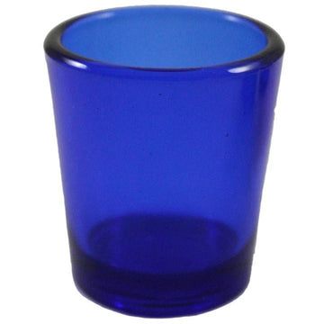 10 Pack Blue Glass Votive Tealight Candle Holders House Party Centerpiece Xmas Wedding Decor Glass Candlestick Party Decorations Bridal Baby Shower Event - RnR Galore