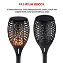 10 Pack Solar Torch Lights 96 LED Flickering Lighting Dancing Flame Garden Lamp - RnR Galore