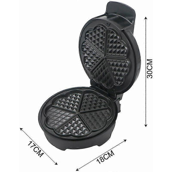 1000W Mini Waffle Maker - Easy Clean, Fast Heating, Compact Nonstick Waffle Machine - RnR Galore