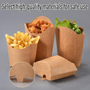100pcs Kraft Paper Popcorn Box Folding Baking Box Party Snack Treat Container - 11.6x9.1cm - RnR Galore