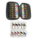 10/16PCS Fishing Lure Spinners Baits Spoon Set with Tackle Bag Trout Bass Tackle - A(16PCS) - RnR Galore
