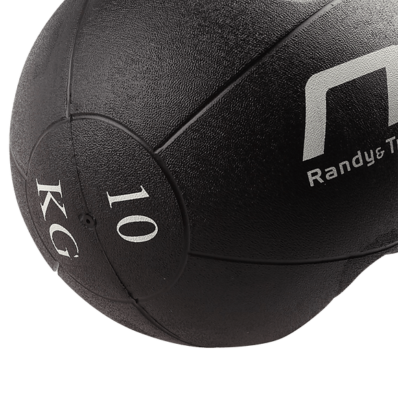 10kg Double - Handled Rubber Medicine Core Ball - RnR Galore