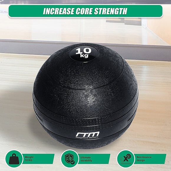 10kg Slam Ball No Bounce Crossfit Fitness MMA Boxing BootCamp - RnR Galore