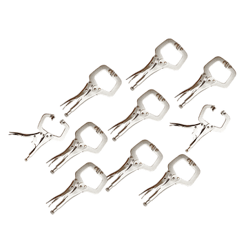 10pc Heavy Duty Steel C - Clamps 6" Mig Welding Locking Plier Vice Grip - RnR Galore