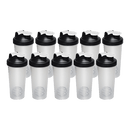10x 700ml Protein Shaker Bottles – Gym Supplement Blender Mixer Shake Cups - RnR Galore