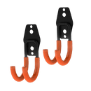 12 - Pack Wall Mount Garage Hooks Tool Storage Workshop Organiser Heavy Duty Steel - RnR Galore