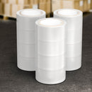 12 Rolls Packing Packaging Tape Sticky Clear Sealing Tapes Transparent 48mmx75m - RnR Galore