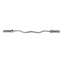 120cm Chrome Olympic EZ Curl Bar – Weightlifting Barbell for Home Gym Training - RnR Galore