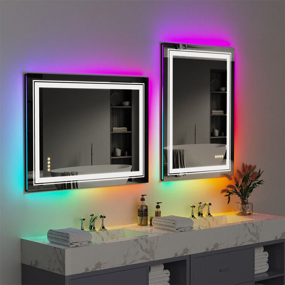 1510x780mm LED Bathroom Mirror Anti - fog Illuminated - RnR Galore