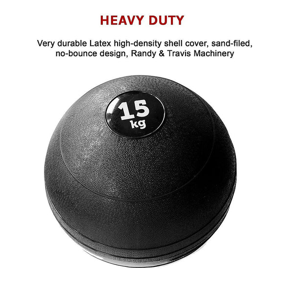 15kg Slam Ball No Bounce Crossfit Fitness MMA Boxing BootCamp - RnR Galore