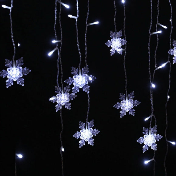 160 LED 6M Christmas Lights Icicle Light Solar Cold Jingle Jollys - RnR Galore